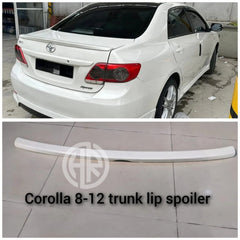 Painted Fiber Lip Trunk Spoiler For Toyota Corolla (2015)