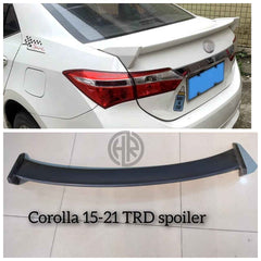Painted ABS Plastic TRD Trunk Spoiler For Toyota Corolla (2015)