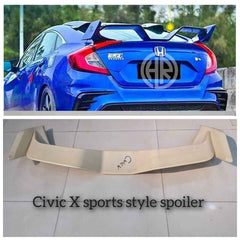 Sport Style Trunk Spoiler For Honda Civic X