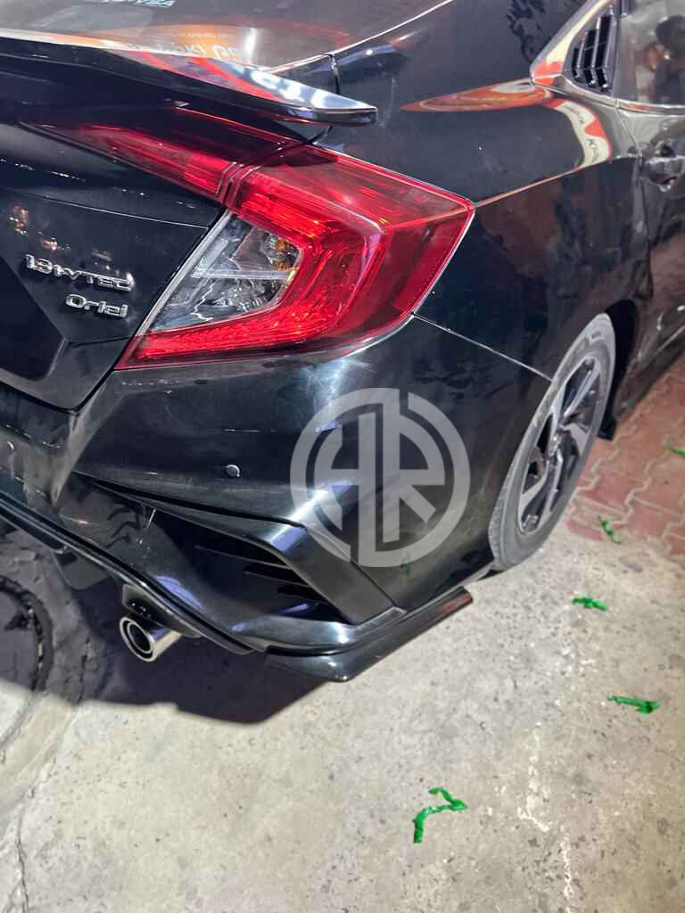 Rear Splitters (2 Pcs) For Honda Civic