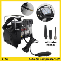 Portable 12V Single Cylinder Tire Air Compressor