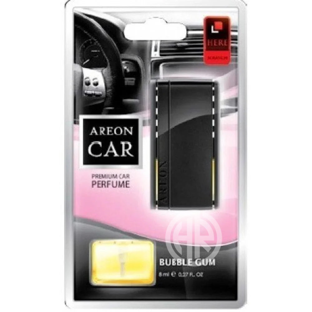 Areon Car AC Grill Perfume Bubble Gum - 8ML, Fresh Fragrance for Car Interior