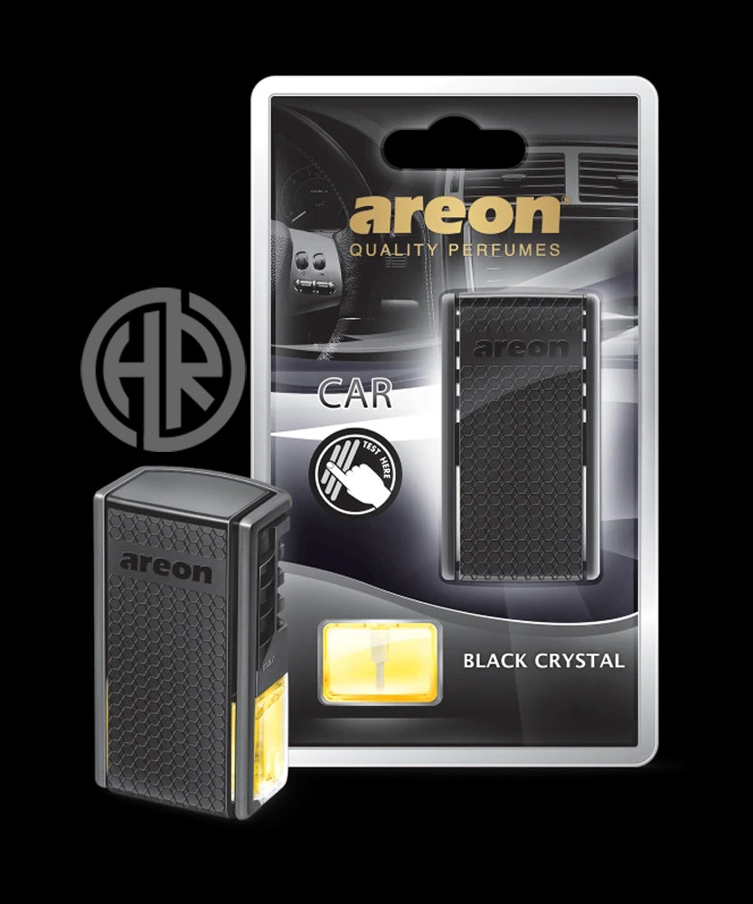 Areon Car AC Grill Perfume Black Crystal - 8ML, Premium Air Freshener for Cars