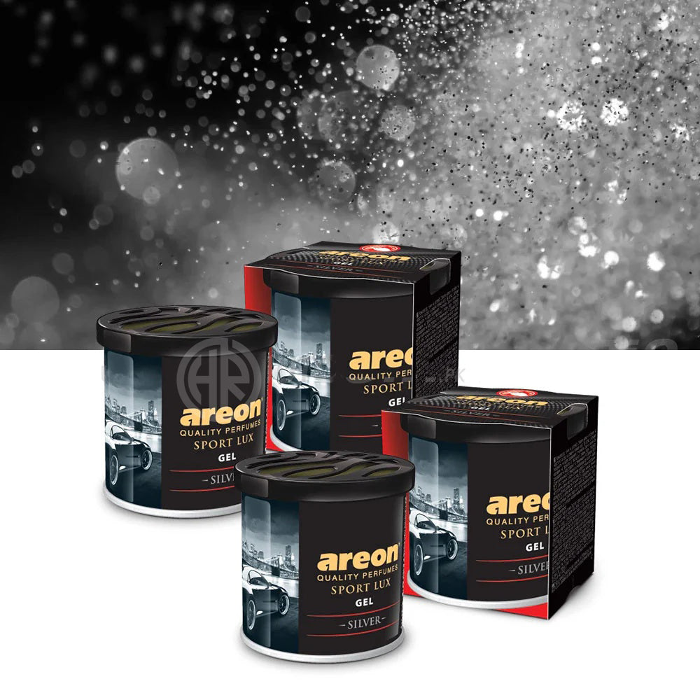 Areon Sport Lux Gel (Silver For 2-Pack)