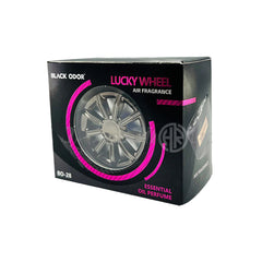 Black Odor Lucky Wheel - New Car Air Freshener - 45g