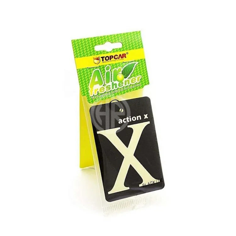 X Perfume Hanging Car Fragrance Card Pack