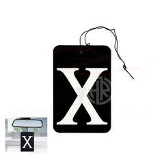 X Perfume Hanging Car Fragrance Card Pack