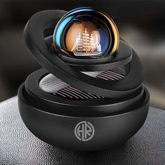 Solar Magnetic Levitation Alloy Car Air Freshener - Long-Lasting Fragrance & Rotating Design