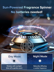 Solar Car Perfume UFO Styling Air Freshener - Unique, Long-Lasting Fragrance for Car Interiors