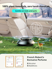 Solar Car Perfume UFO Styling Air Freshener - Unique, Long-Lasting Fragrance for Car Interiors