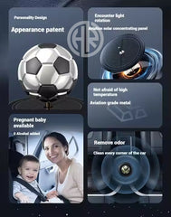 Solar Rotating Football Air Freshener