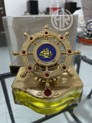 Gold Boat Wheel Style Car Perfume