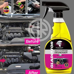 Gladiator Multi-Purpose Degreaser GT89 with Detailing Brush Car Cleaning Brush 5Pcs