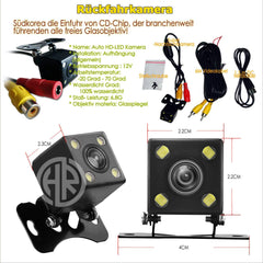 Universal Rear View Camera for Cars - 4 LED